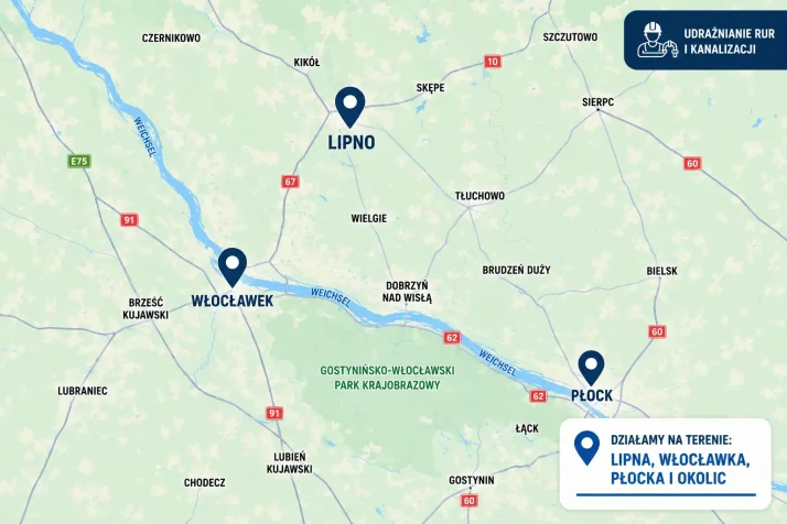 Udrażnianie rur Lipno – samochód serwisowy pogotowia kanalizacyjnego MB udrażnianie rur